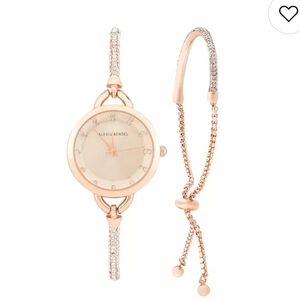 Alexis Bendel Women's 2-Piece Analog Watch & Bracelet Set